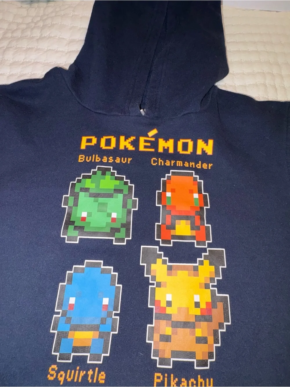 adidas Navy Blue Pokémon Graphic Hoodie